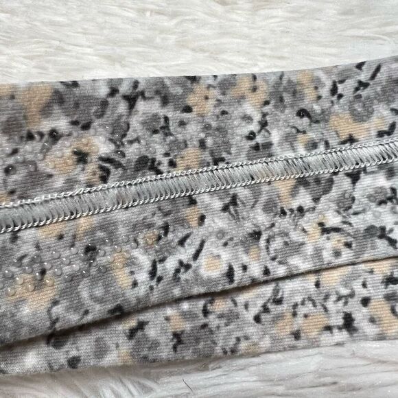 Lululemon Luxtreme Training Headband Sweatband Grey Silicone Non Slip Grip - Picture 3 of 5